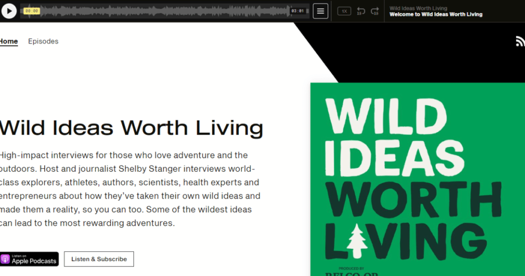 Wild Ideas Worth Living Podcast