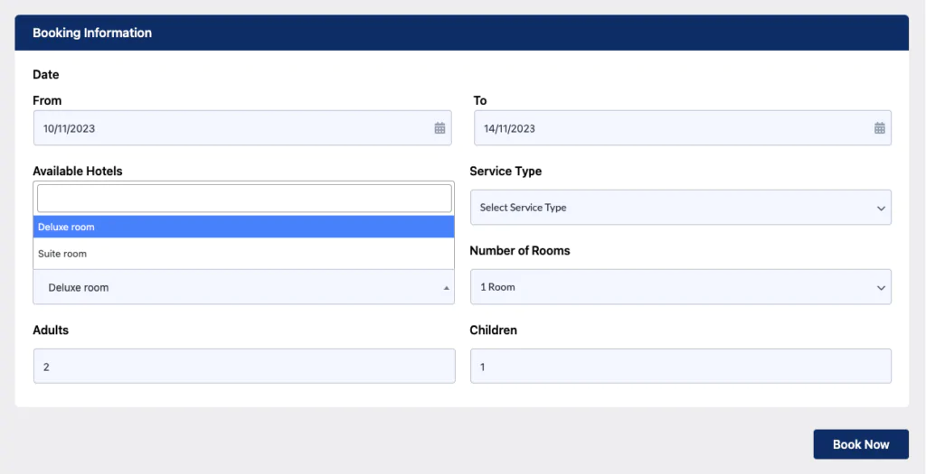Admin Booking (Hotel) 3 Admin or Backend Booking for hotel info 1024x525 1