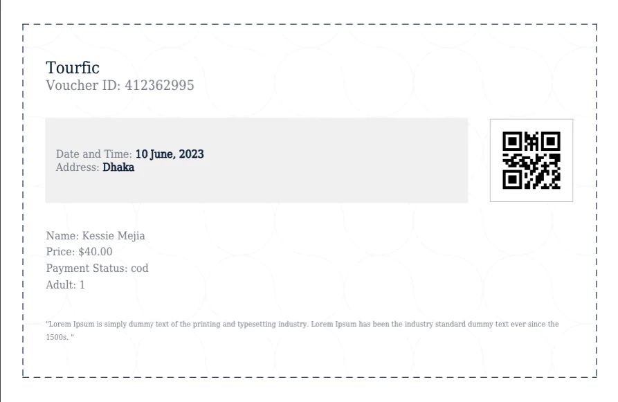 QR Code Tourfic
