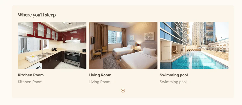 Tourfic Apartment rooms