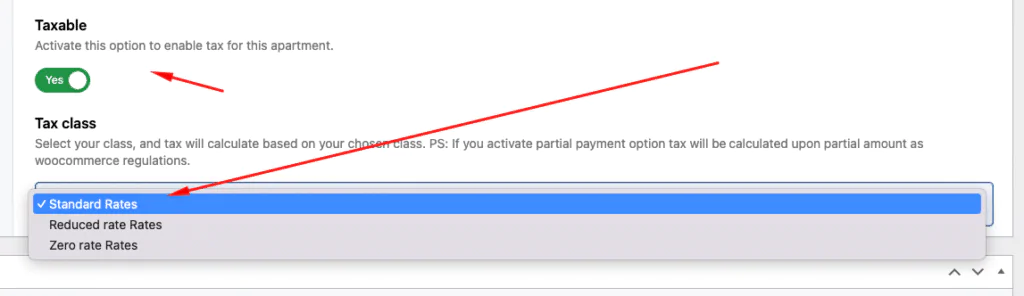 Booking Settings 5 Tourfic Apartment taxable 1024x296 1