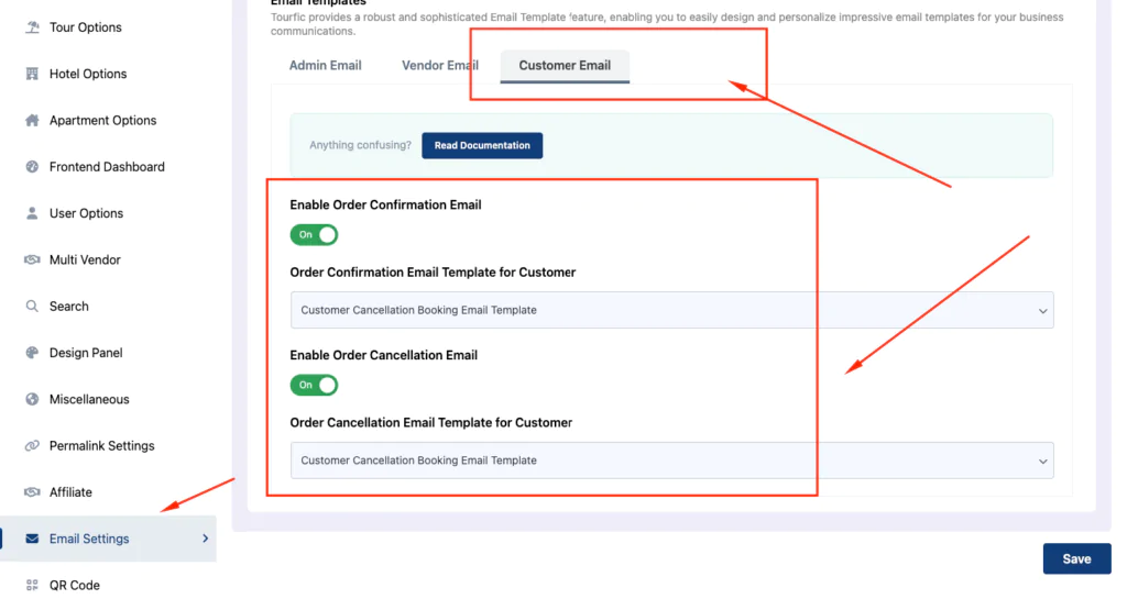 Tourfic Global Email settings for vendor 1024x545 1