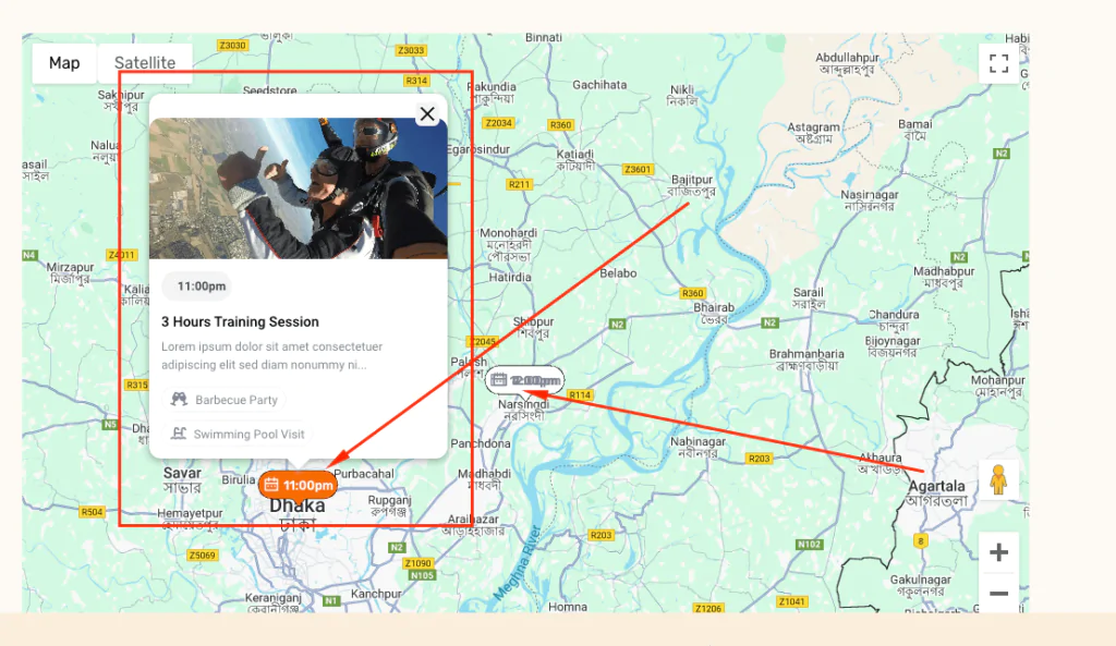 Tourfic Itinerary map view 1024x593 1