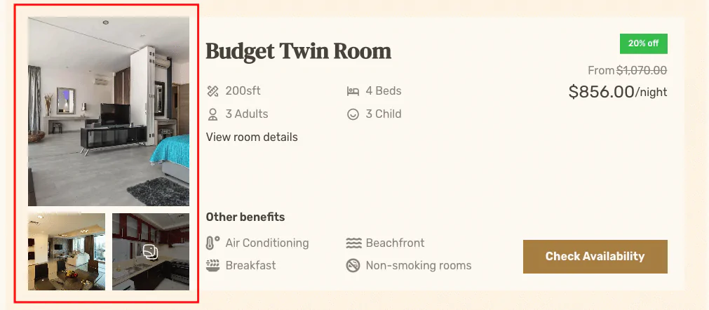 Room Management 3 Tourfic hotel room gallery frontpage