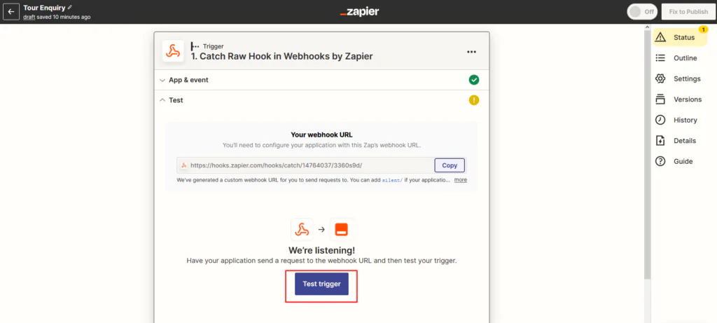 Integration 20 Zapier Intigration with tourfic 11 1024x461 2