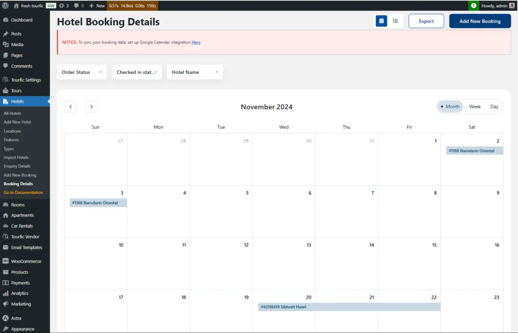 Booking Details | Tourfic