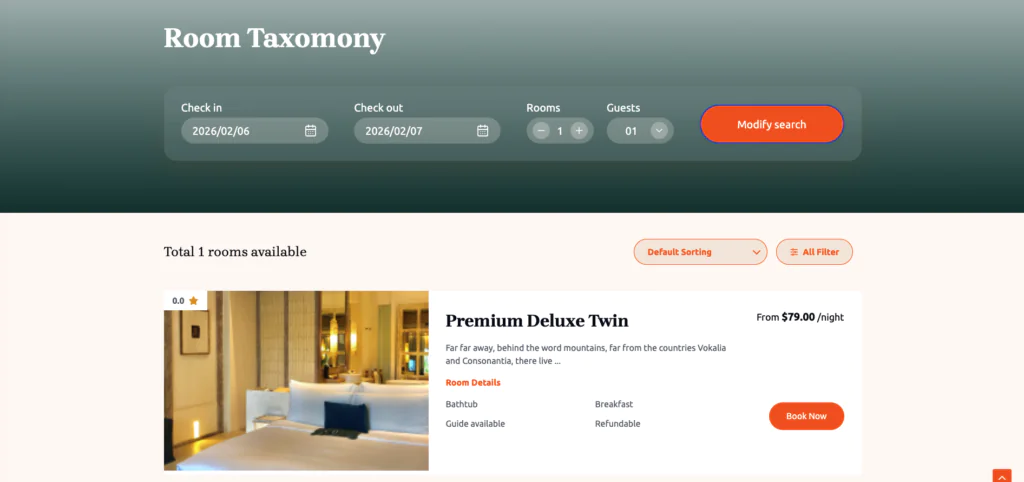 Single Room Booking 5 taxomony 1024x482 2
